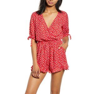 Floral Tie Detail Romper